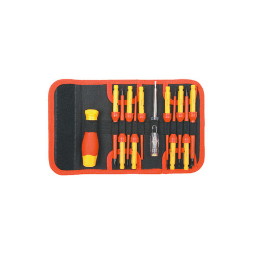 波斯工具 12件VDE可换绝缘螺丝刀批杆组套BS600240