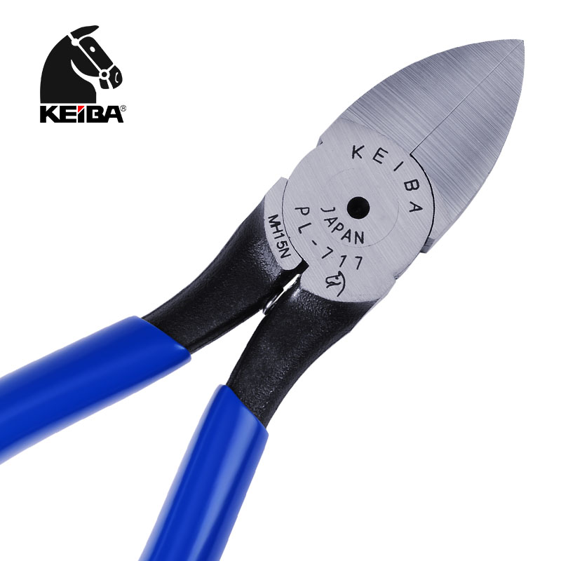 日本马牌KEIBA正品模型塑料水口钳 斜咀钳PL-714/15/16水口剪4寸
