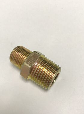 三分变四分双外丝大小头接头 钢制镀彩 一边外牙ZG3/8 一边ZG1/2