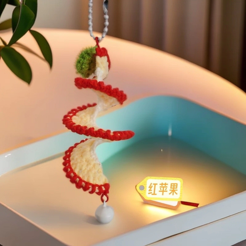 爆款自制diy苹果圣诞树风铃挂件