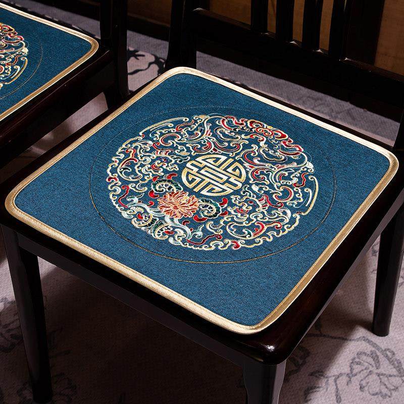 新中式实木薄椅垫棉麻防滑便携坐垫红木椅子餐桌椅垫凳垫四季通用,3C数码配件,USB多功能数码宝,淘宝优惠券,粉丝福利购,淘宝优惠卷