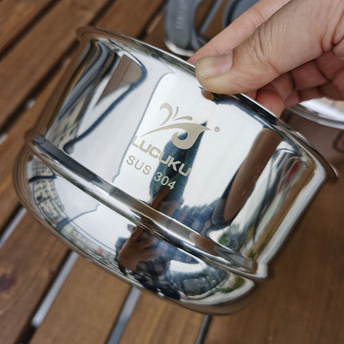 麦可厨 LUCUKU304不锈钢蒸笼鲸鱼王专配蒸格奶锅蒸架16/24/32cm