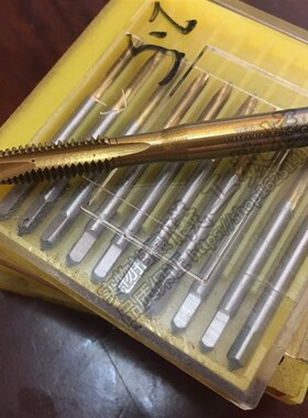 国产YAMAWA镀钛先端机用丝锥/直槽丝攻M2 3 4 5 6 8 10 12不锈钢