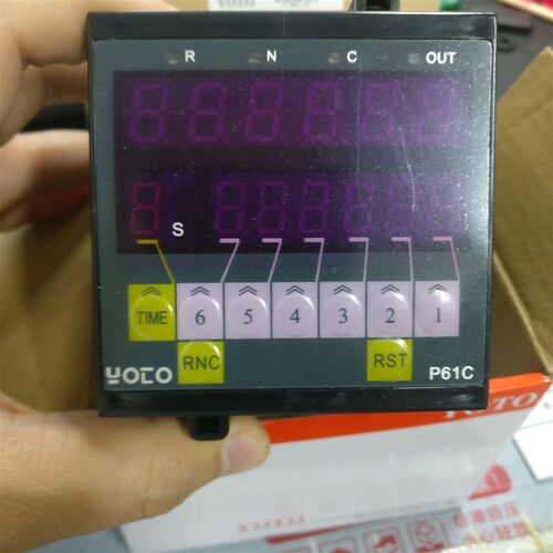 北崎电气YOTO 数显智能电子计数器 TCN-P61C  72*72 双排数显