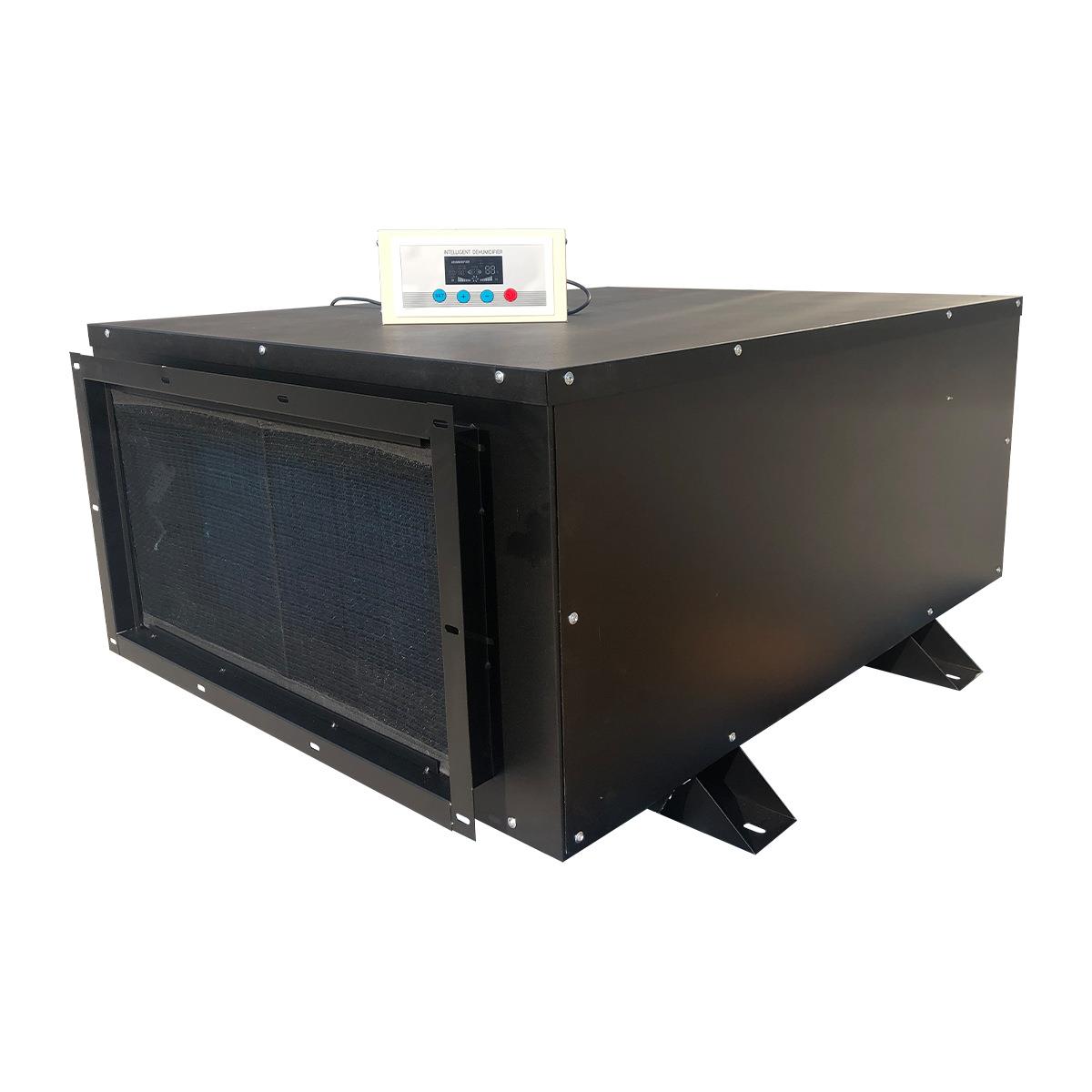 商用除湿机工业抽湿器大功率快速除湿数字显示黑色立式