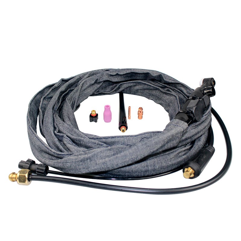 焊接工具零件 4M WP9F 风冷氩气柔性 TIG 焊枪带大螺母接头