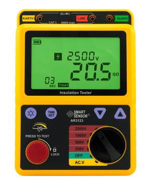 AR3123/3125/3126/3127数字高压兆欧表绝缘电阻测试仪摇表