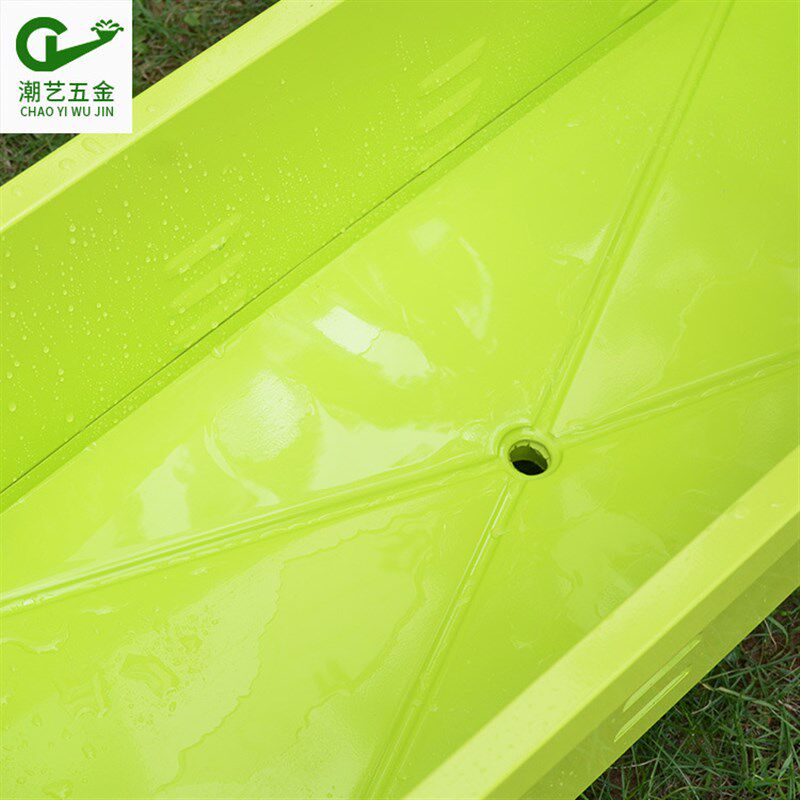 LG1680 高脚支架长方形花盆种菜庭院天台阳台大号防锈家庭种植箱