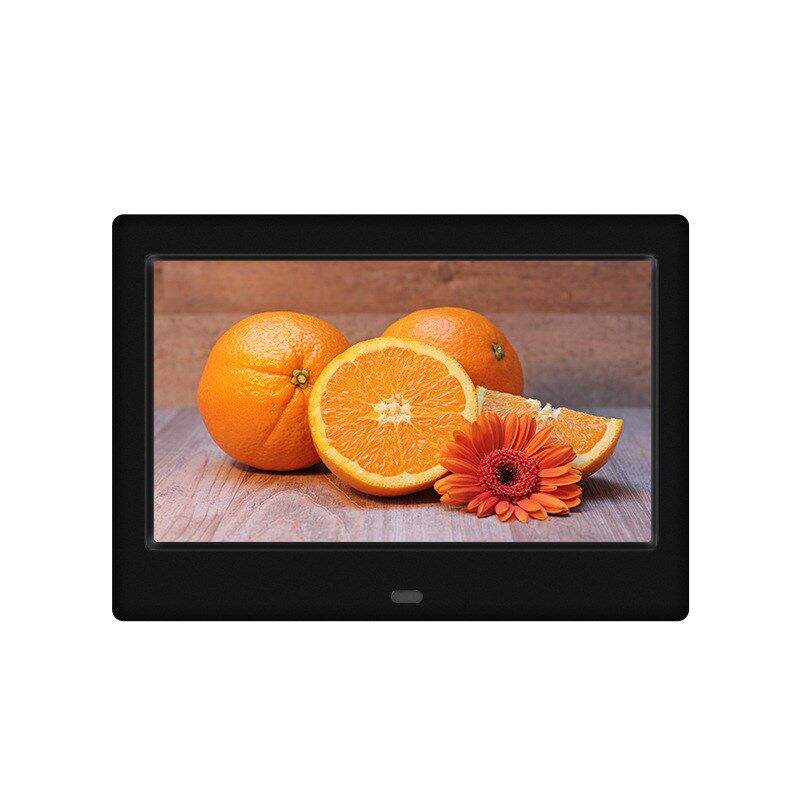 厂家直供7寸数码相框礼品相框2.4G遥控高清视频图片播放电子相册