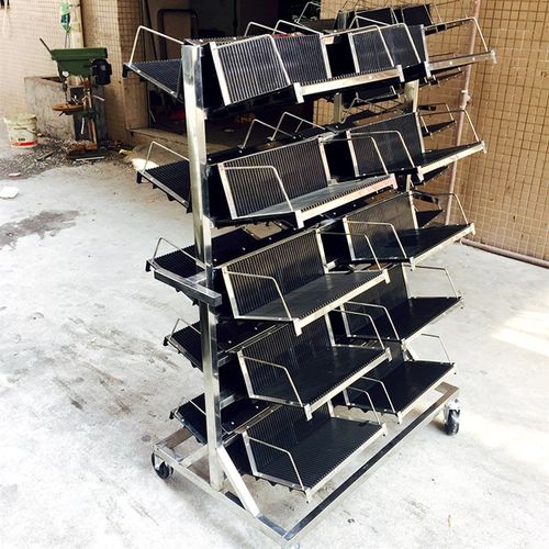 防静电挂篮周转车smt车间储物篮存放架防静电pcb挂篮车周转架包邮