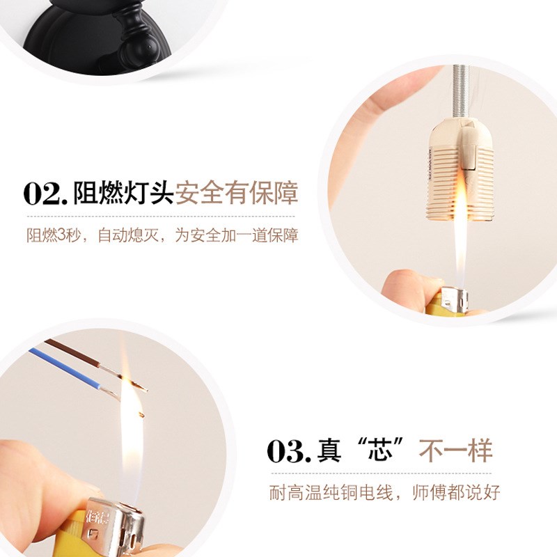 美式乡村壁灯简约客厅走廊过道卧室床头壁灯单头布艺灯饰灯具