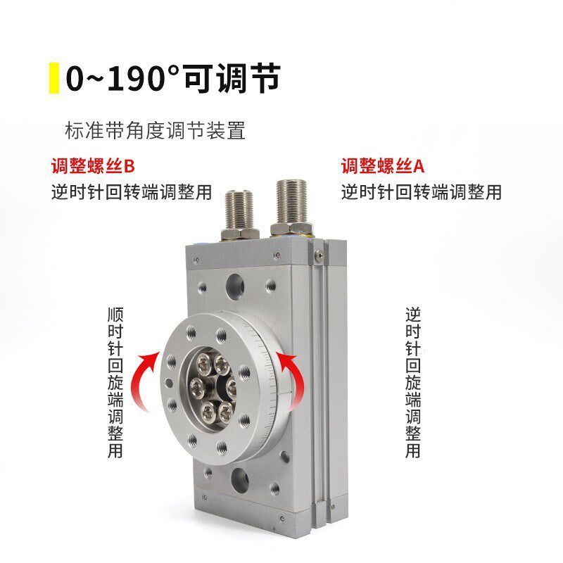 SMC型神威气动齿条式摆台气缸MSQB10A20A30A50A70A100A200A/R厂家