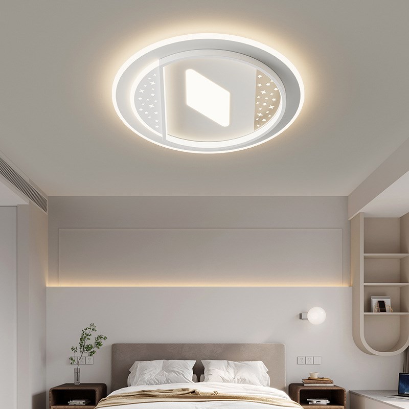 客厅主灯2024年新款简约现代大气平板大厅灯家用吸顶广东中山灯具