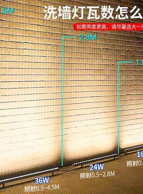 DXM51外DMX512控洗墙户外防七水全彩单色彩流水渐变外墙河道别2灯