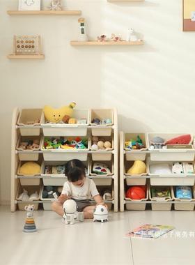 具厂家直销儿玩合具收纳架多层家用宝宝置物童架玩箱储物PBS架组
