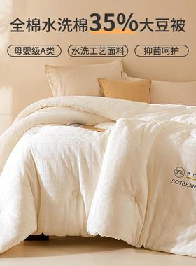 aAL2919人类春秋被大豆纤维被秋冬单季加厚保芯暖纯棉被子双四季