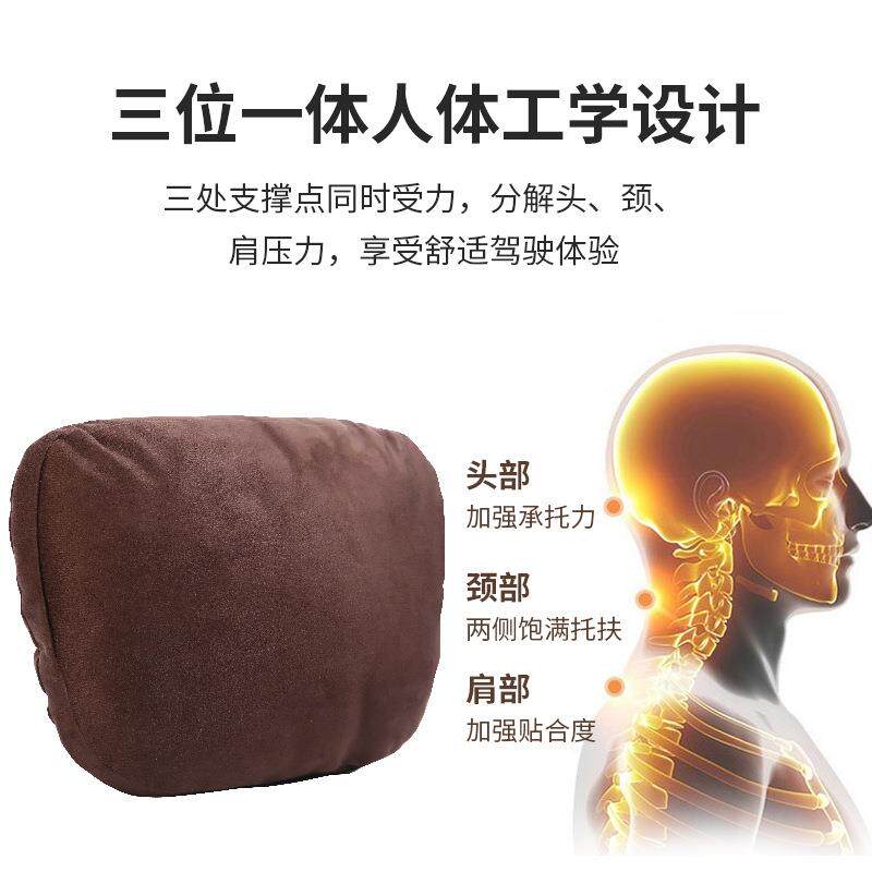 汽车枕靠套装头汽车车载腰用品头枕靠背垫车腰用靠枕腰枕车载MY3