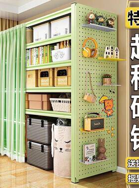 家用置物架多储层收纳物客厅书架架杂间整理ALM5apGn架地下室物架