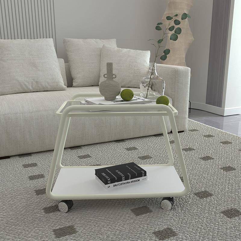 沙小边发几移动小桌子推车边几大理可石边桌6006角几床头桌阳台小