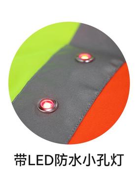 g跨境夜跑骑行户外安光全反可MXV光背心透气防护马甲儿童反衣印lo