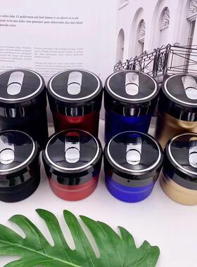 烟新款汽车l车载带ed国潮陶瓷胆自动按压式车内用品大全95824灰内