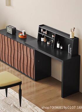 中古墙10480一梳妆台柜化妆桌体卧室转角书桌化妆台床头柜靠收纳