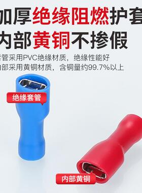 0KT凯士通FDFD1.825-接110-17FDFD1.25-250全绝缘母接头冷压线端