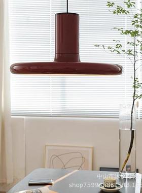 法复古古餐厅吊灯中Vint式age飞碟吊灯创意ufo红色桌MX-54吧台岛