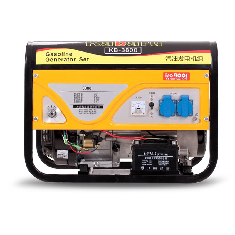 10千瓦汽油发电机家用户外220V380V单相三相3/5/6千瓦8KW发动机
