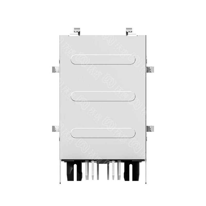 【现货】千兆集成双口RJ45接口带灯带弹片 SYT21Q066DB2A4D068
