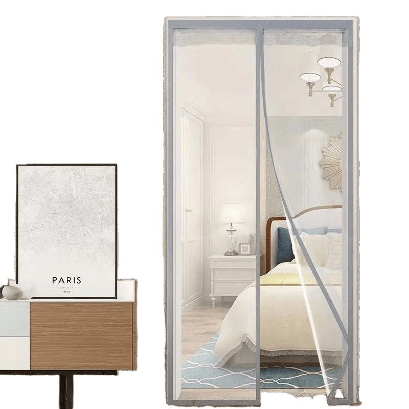 空调门帘防风防冷气免打孔家用挡风防蚊透明厨房防油烟塑料隔断帘