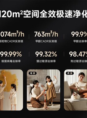 阿卡驰ACTXA空气净化器家用除甲醛卧室除菌除异味等离子净化机Z01