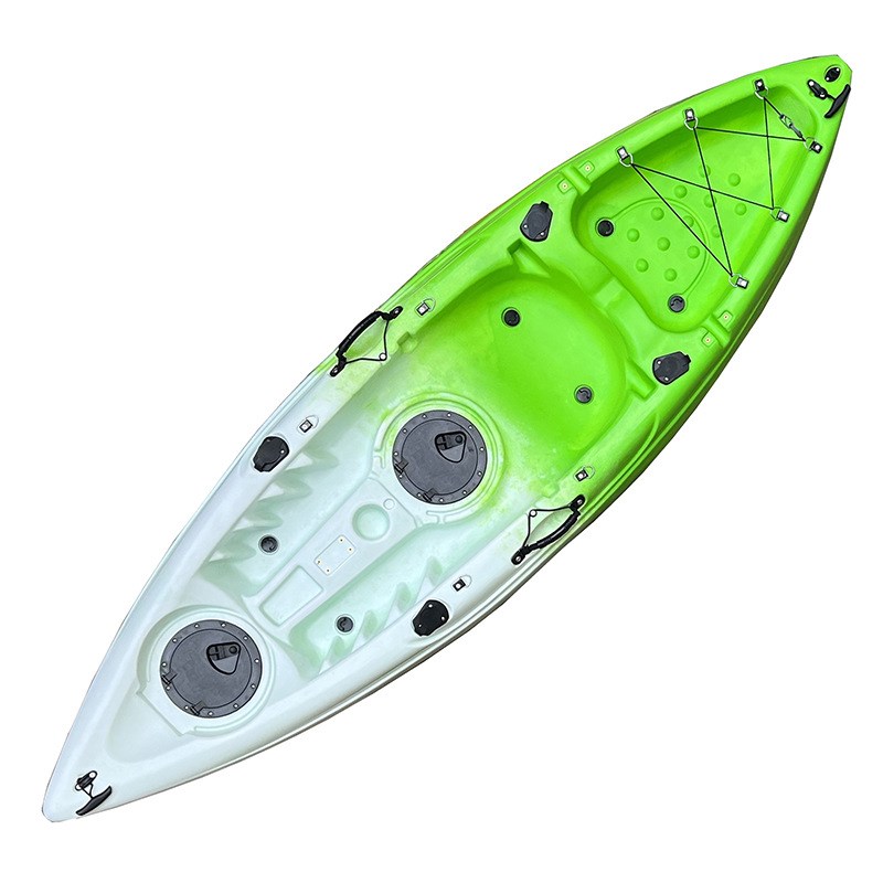 新款单人平台舟单人皮划艇塑料船滚塑皮划艇皮划艇LLDPE钓鱼艇