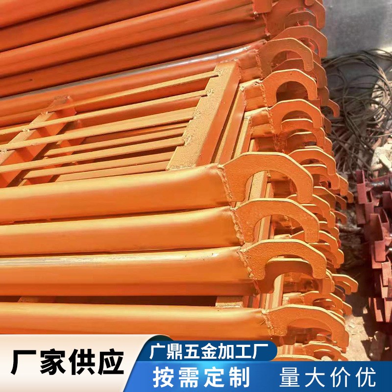 广东脚手架厂红漆踏板 脚手架配件钢跳板 加厚浸漆镀锌踏板