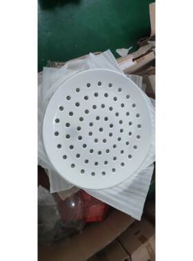 陶瓷蒸盘25CM白色陶瓷盘带孔蒸格陶瓷蒸菜叠多功能蒸菜盘家用商用