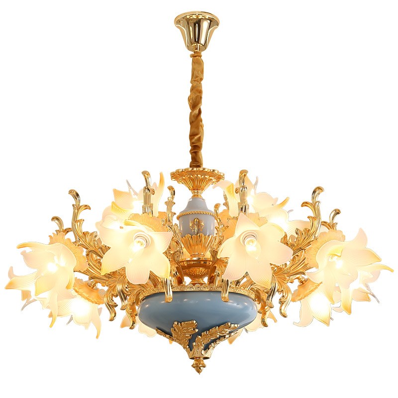 欧式吊灯大气锌合金客厅灯奢华餐厅简欧简约现代2020新款大厅吊灯