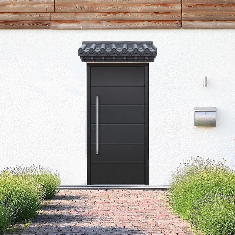 中号特厚免架子封板瓦树脂立体仿古屋檐中式一体装饰塑料免架子瓦