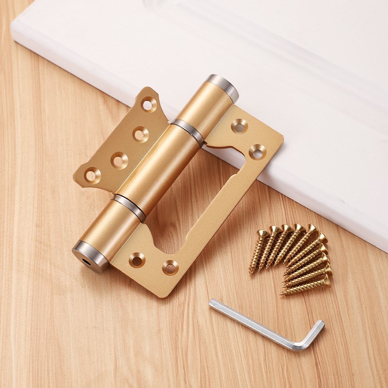 液压缓冲弹簧定位合页太空铝隐形隐藏式多功能闭门器自动关门合页