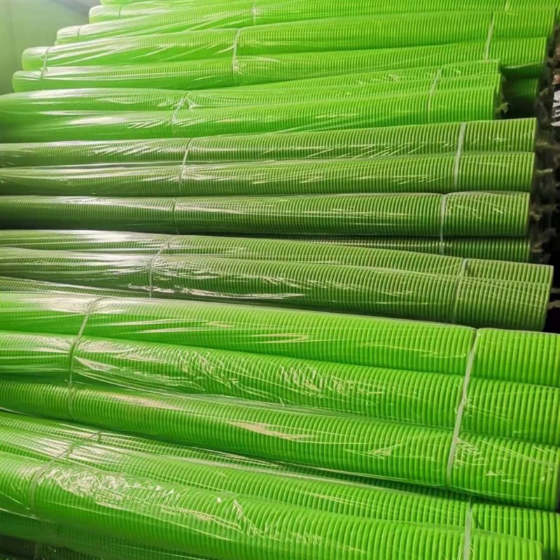 200PE风管160新风软管新风PE双壁波纹管新风辅材PE新风管青岛