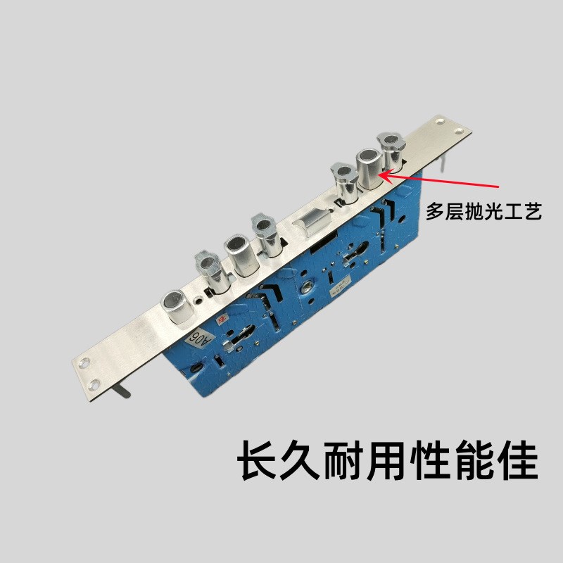 双锁芯双人管理防盗门把手27型锁体古铜双锁孔拉手银行保险仓库