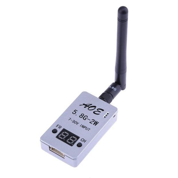 TS933 5.8G 2W 图传 2000mW 48频道 发射 5V稳压 铝合金外壳图片