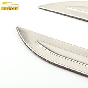 适用于普桑门边条亮条普桑不锈钢车门板防刮擦蹭饰条装饰贴片配件