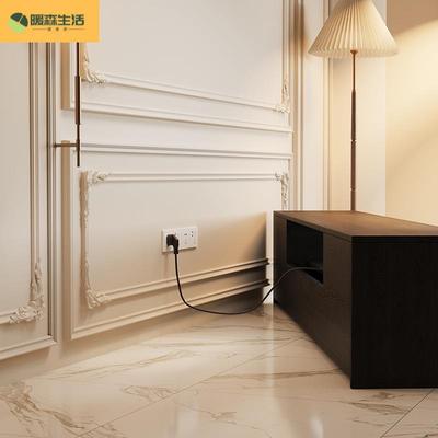 电落视柜镂空地窄款复风古法式简约4RWT5加后背部超薄客厅黑白高