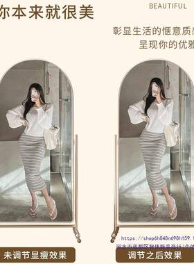 舞可移动蹈全身镜家用落试地镜网红直显播大镜子gbxg服装店高显瘦