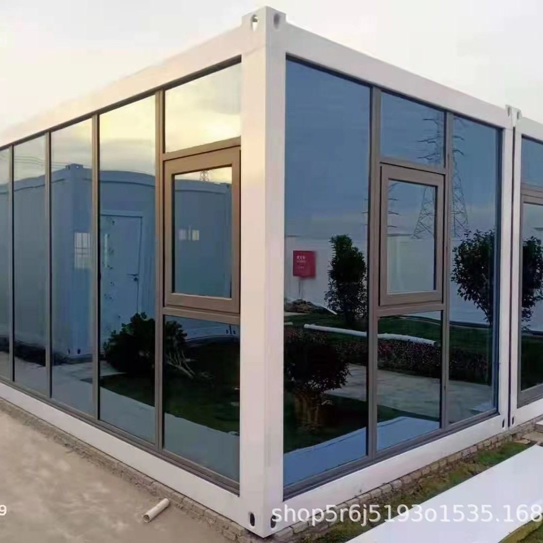 可拆卸集装箱房子 彩钢板防火岩棉板 移动活动板房 组合集成房屋
