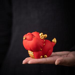 青砂文创创龙系列飞线天小摆神龙意件镇纸模型家居书房香插装BRC