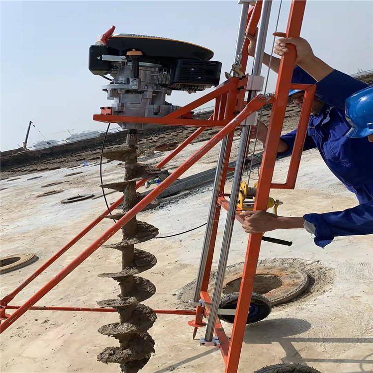 可预制水泥手管IHM桩掏土机建筑地基泥巴清孔机持长螺取旋芯挖泥