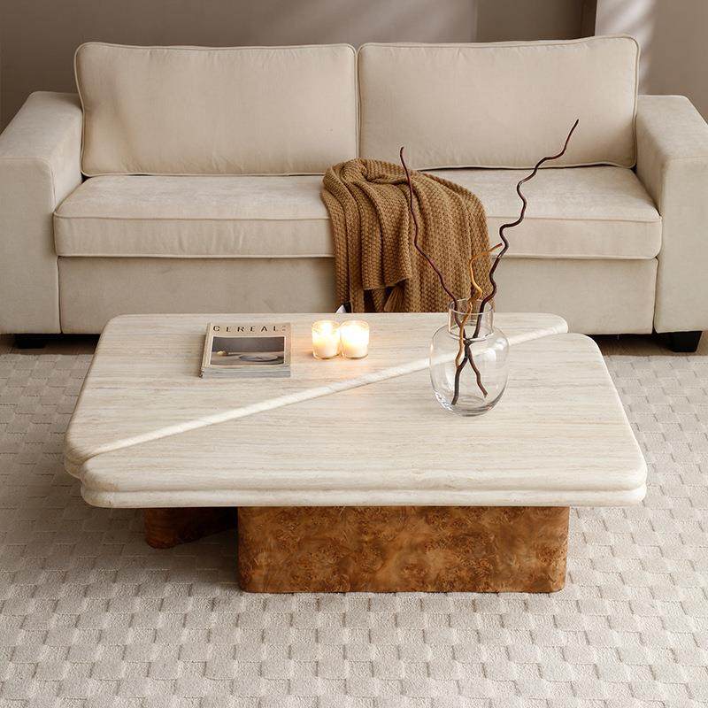 WWGGi边几/油师中古奶风岩板茶几中a古风客厅矮桌树瘤设计小户型,家装主材,卫浴五金组合套装/挂件套餐,淘宝优惠券,粉丝福利购,淘宝优惠卷