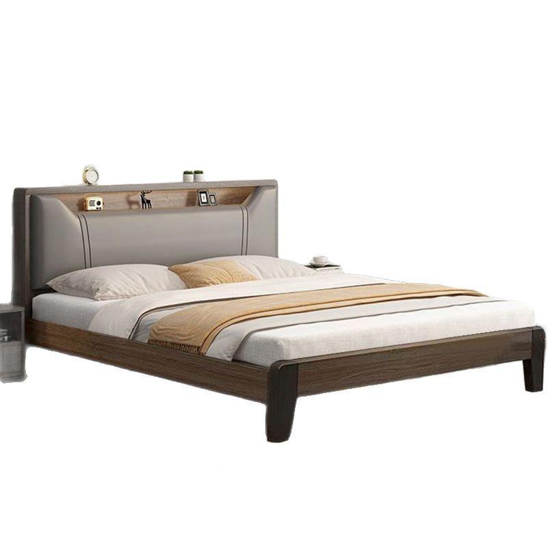 现代简约实木床1.51米双人1ARD床.8x2米租主卧家用出房民宿.2m单