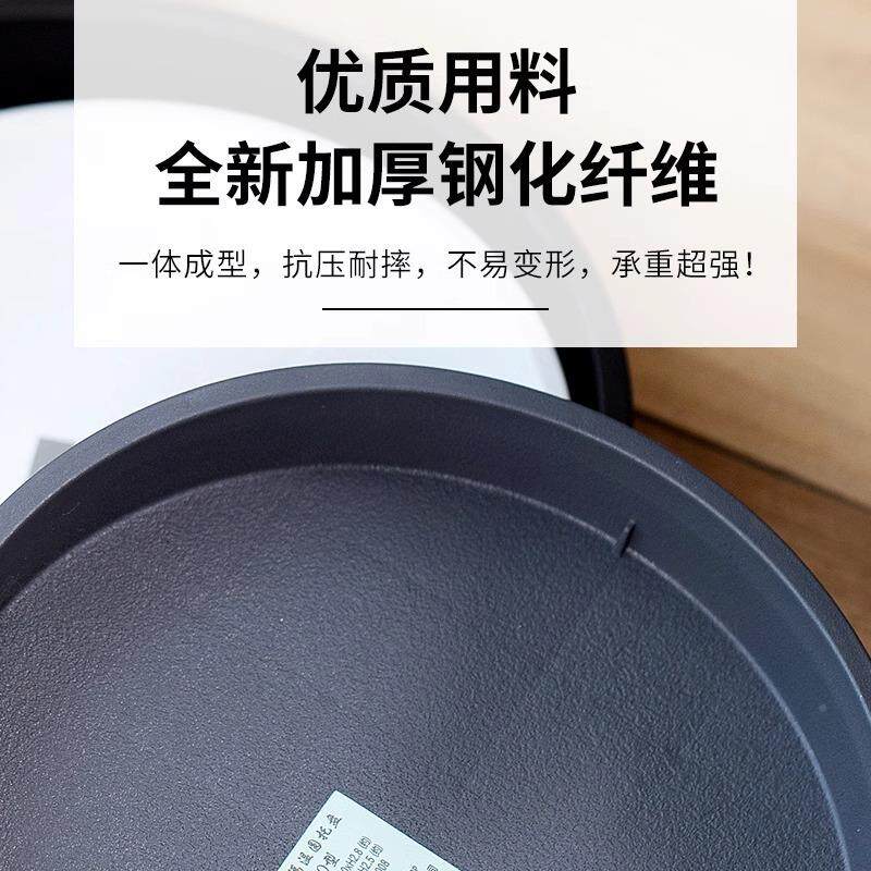 移动花盆托接盘带E向滚轮花盆底座万轮圆托盘塑料花盆垫盘花大水